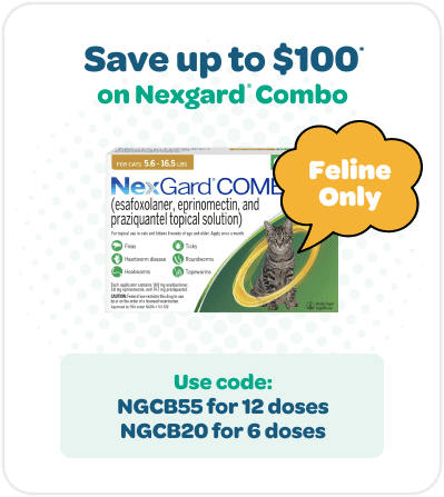 Save up to $100 on Nexgard Combo